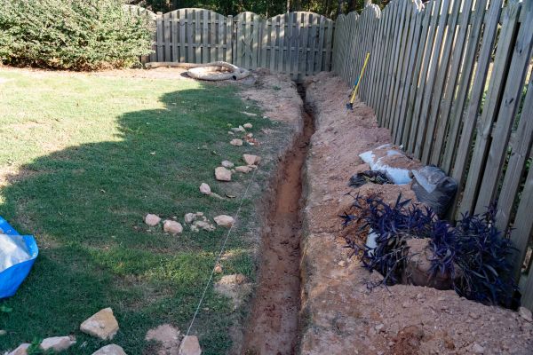 Trench Drain Installation in Rockwall