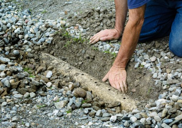 French Ditch Installation in Rockwall