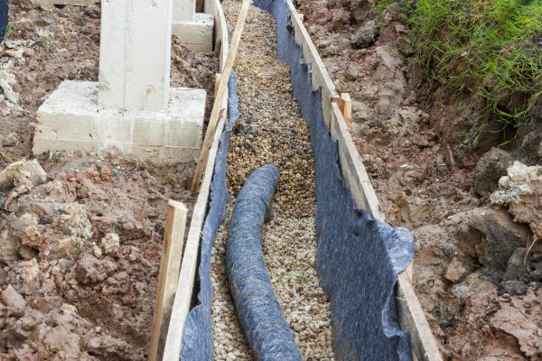 French Drain Installation in Rockwall